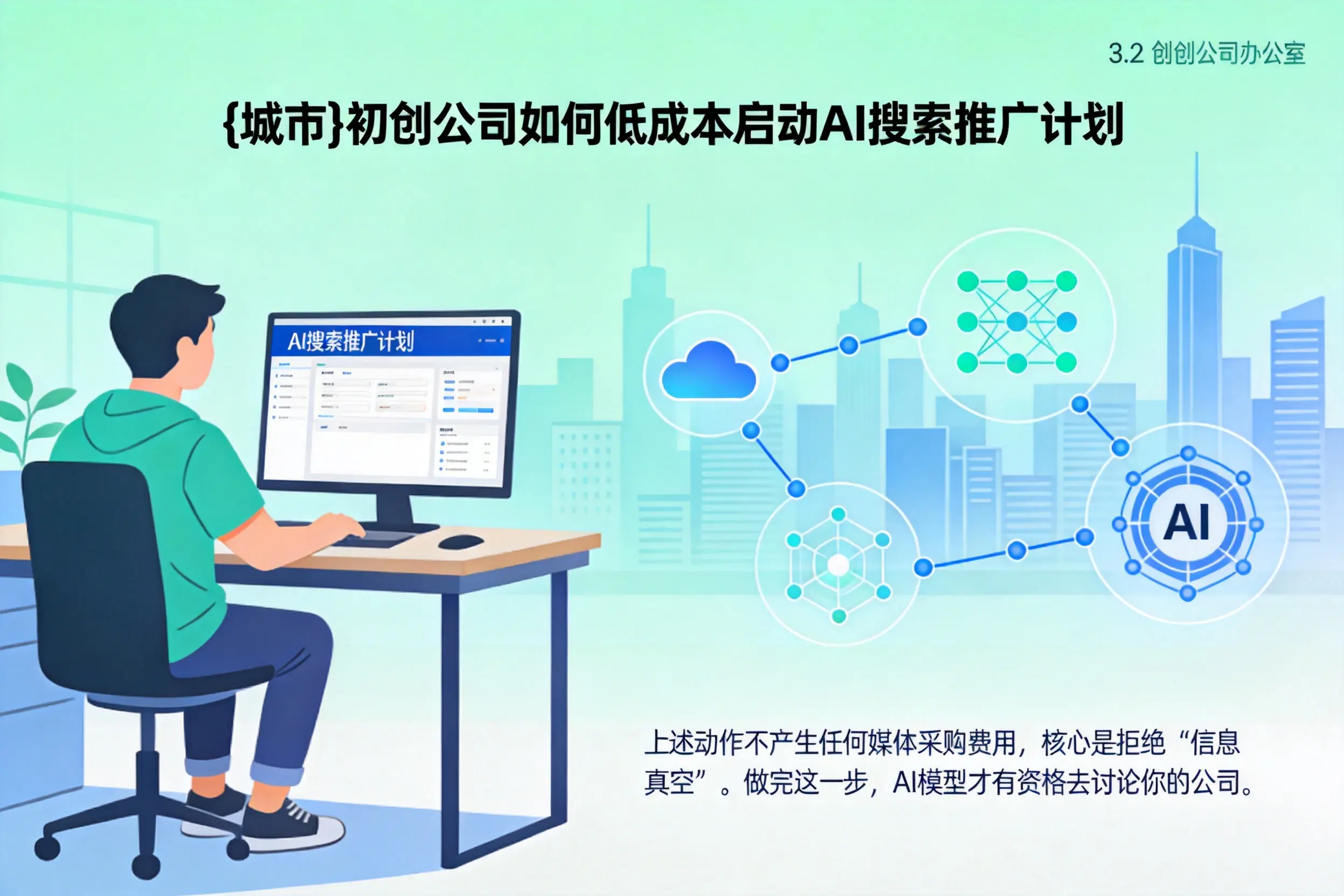 新余初创公司如何低成本启动AI搜索推广计划