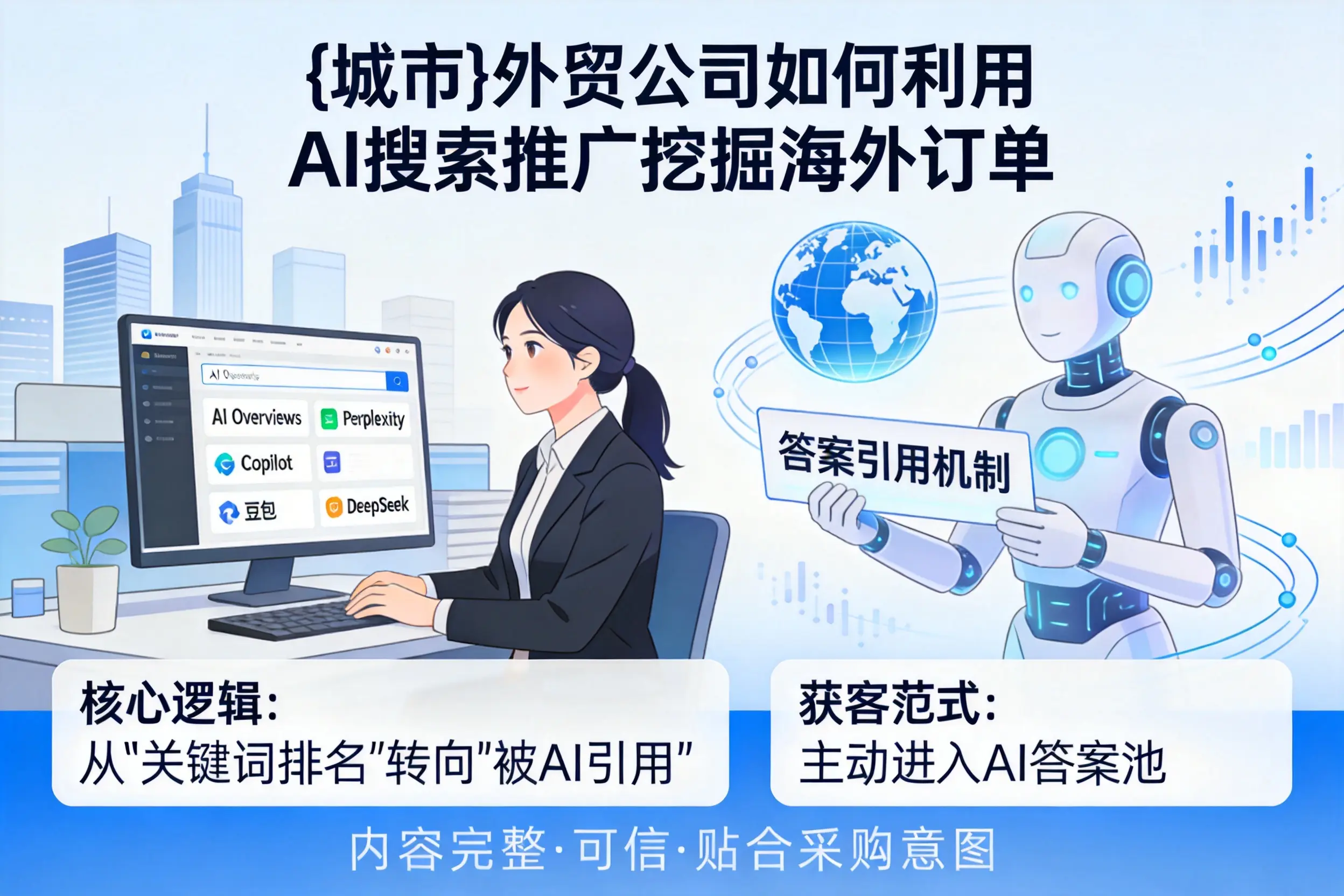 新余外贸公司如何利用AI搜索推广挖掘海外订单
