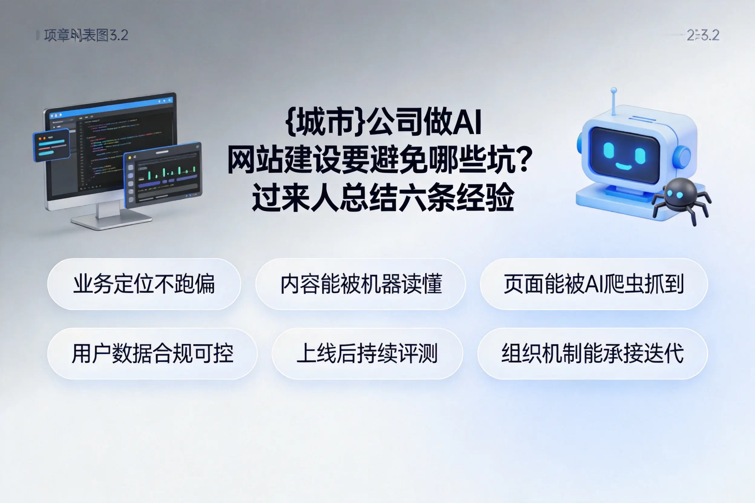 新余公司做AI网站建设要避免哪些坑?过来人总结六条经验