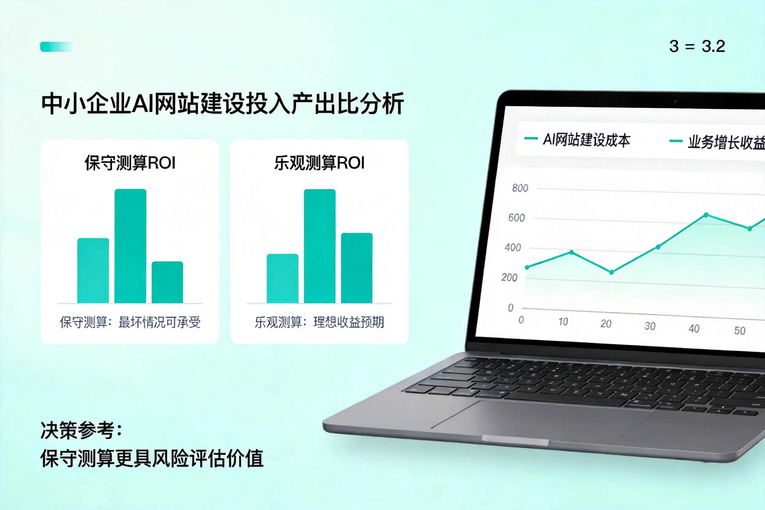 新余中小企业AI网站建设投入产出比怎么算?先看这份分析