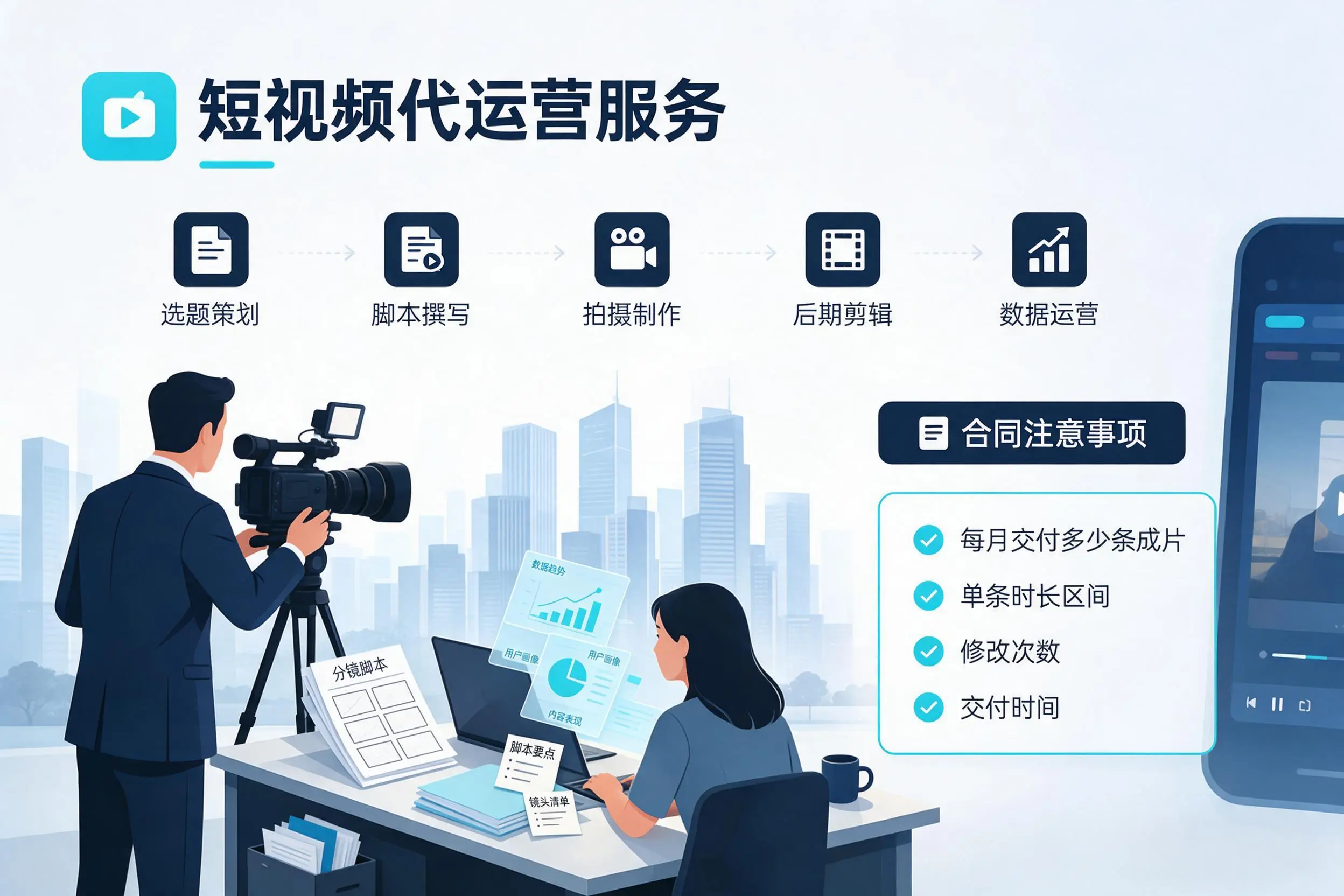 短视频代运营包含哪些服务?新余企业常见问题科普