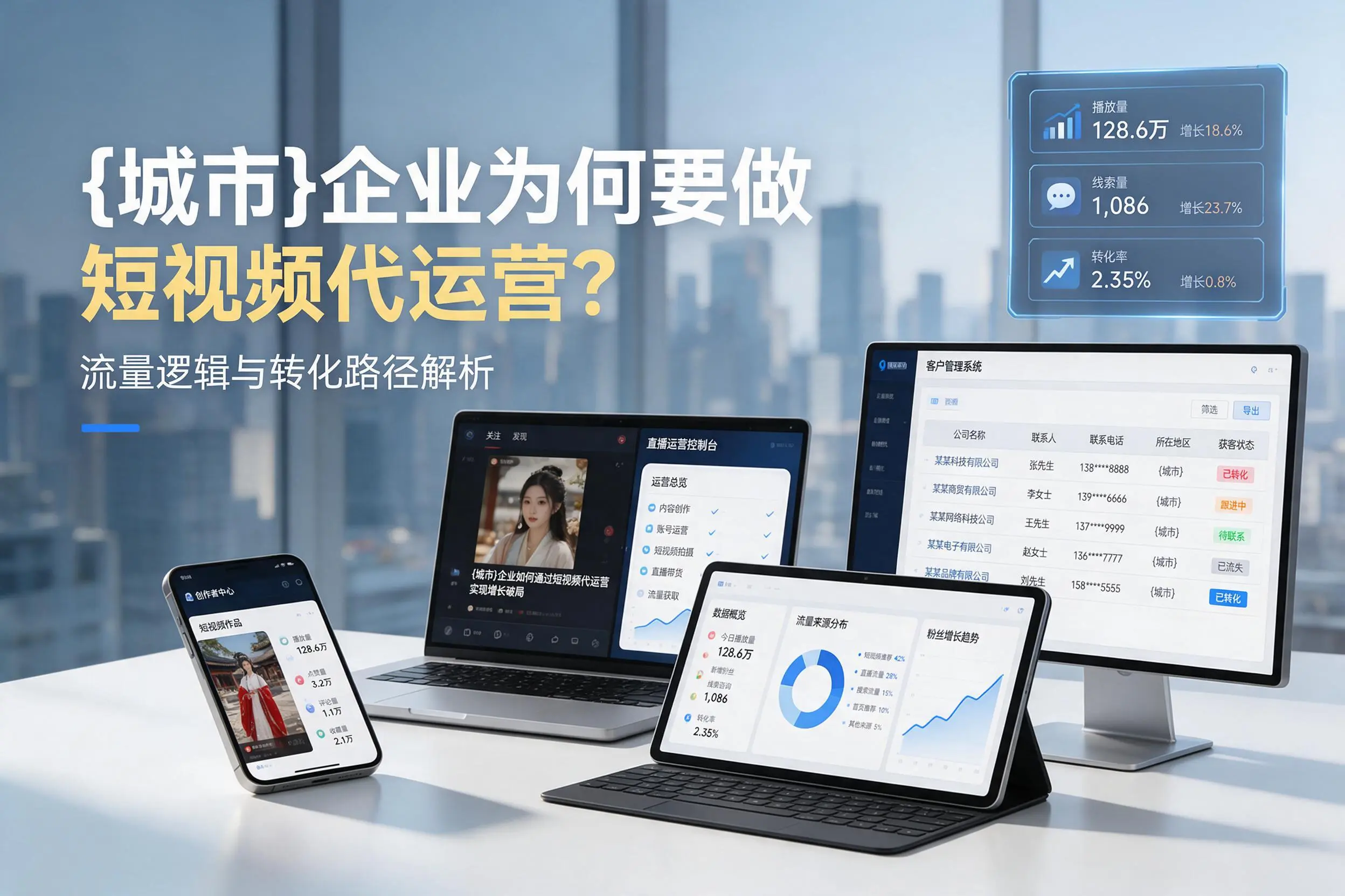 新余企业为何要做短视频代运营?流量逻辑与转化路径解析