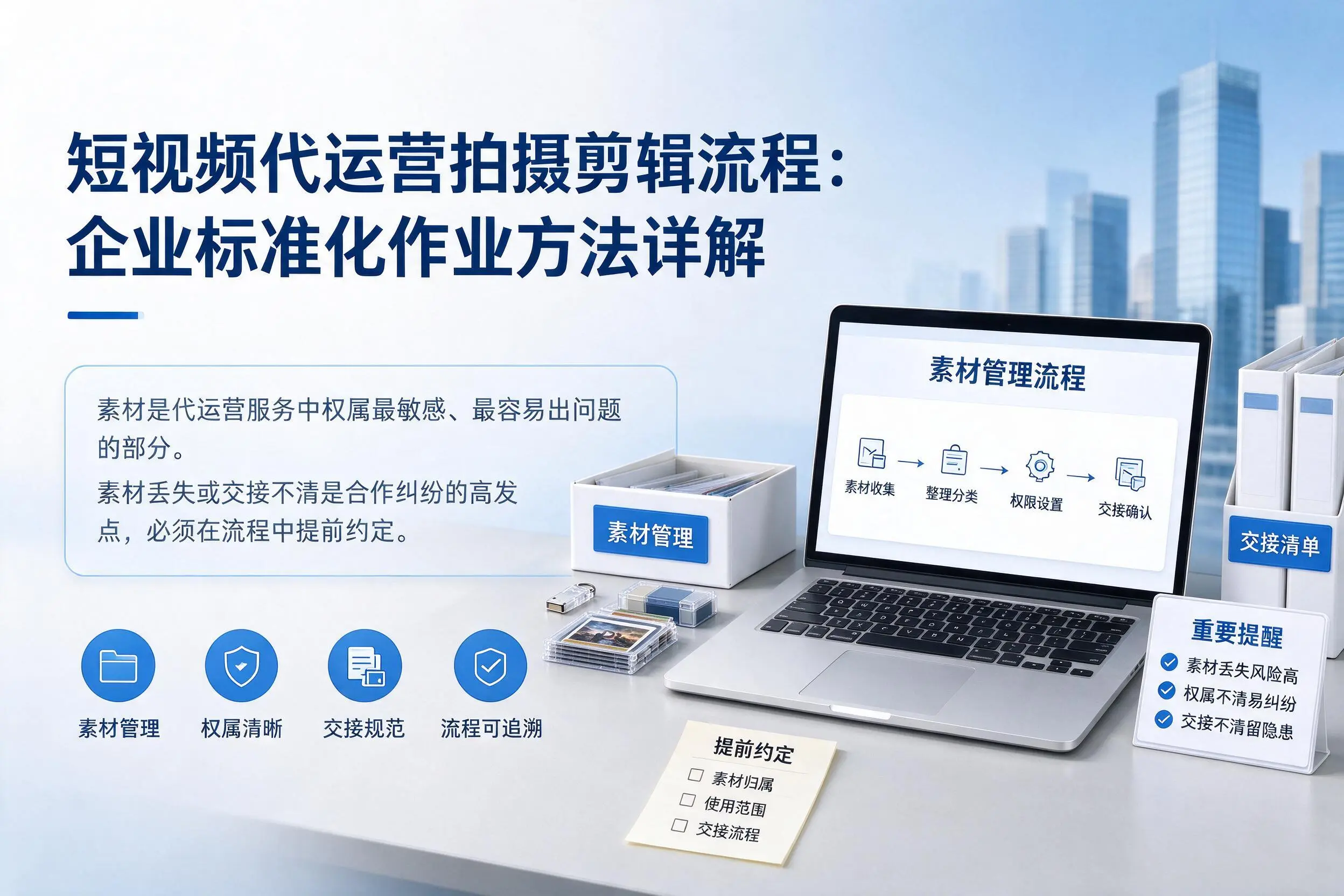 短视频代运营拍摄剪辑流程：新余企业标准化作业方法详解
