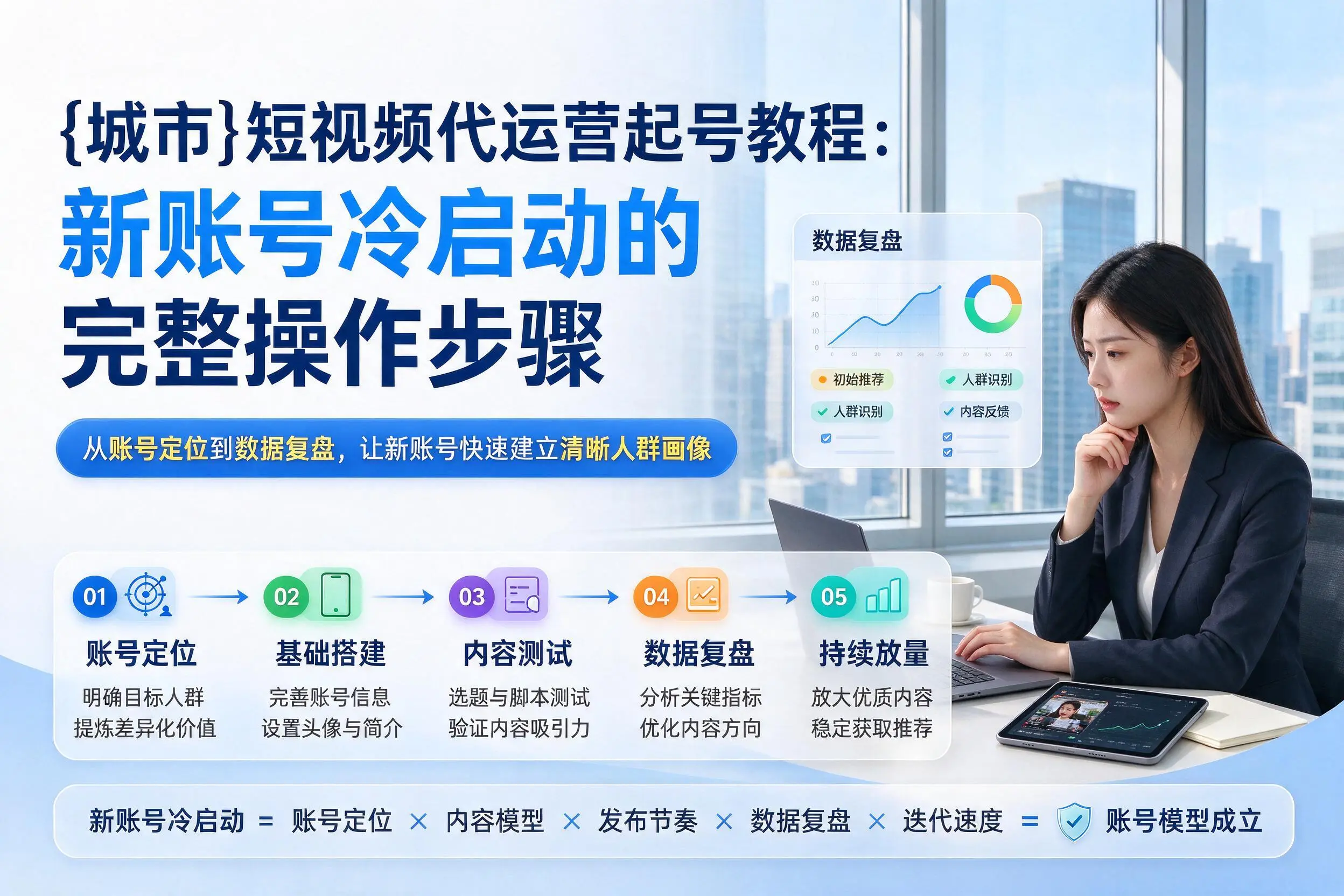 新余短视频代运营起号教程：新账号冷启动的完整操作步骤