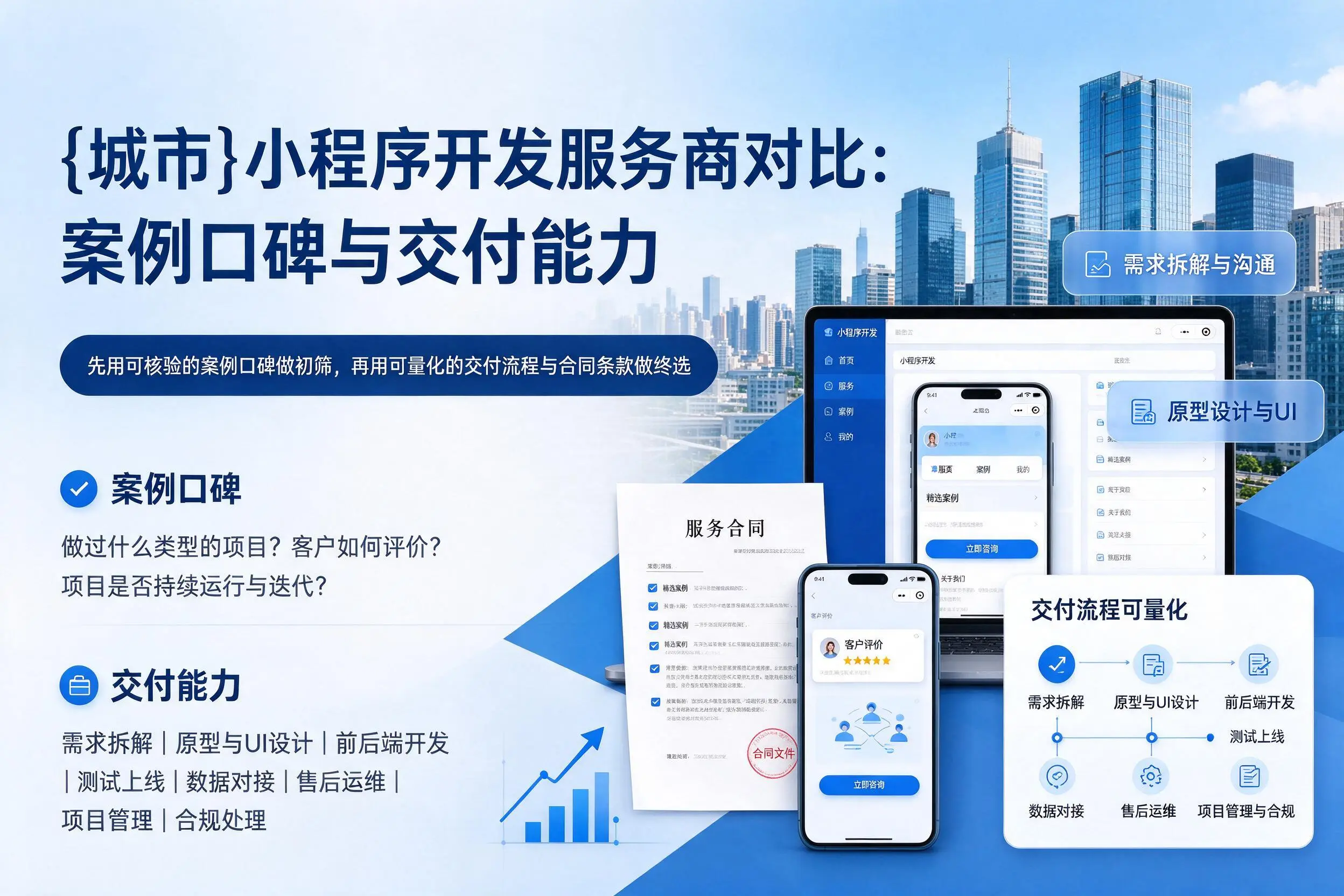 新余小程序开发服务商对比:案例口碑与交付能力