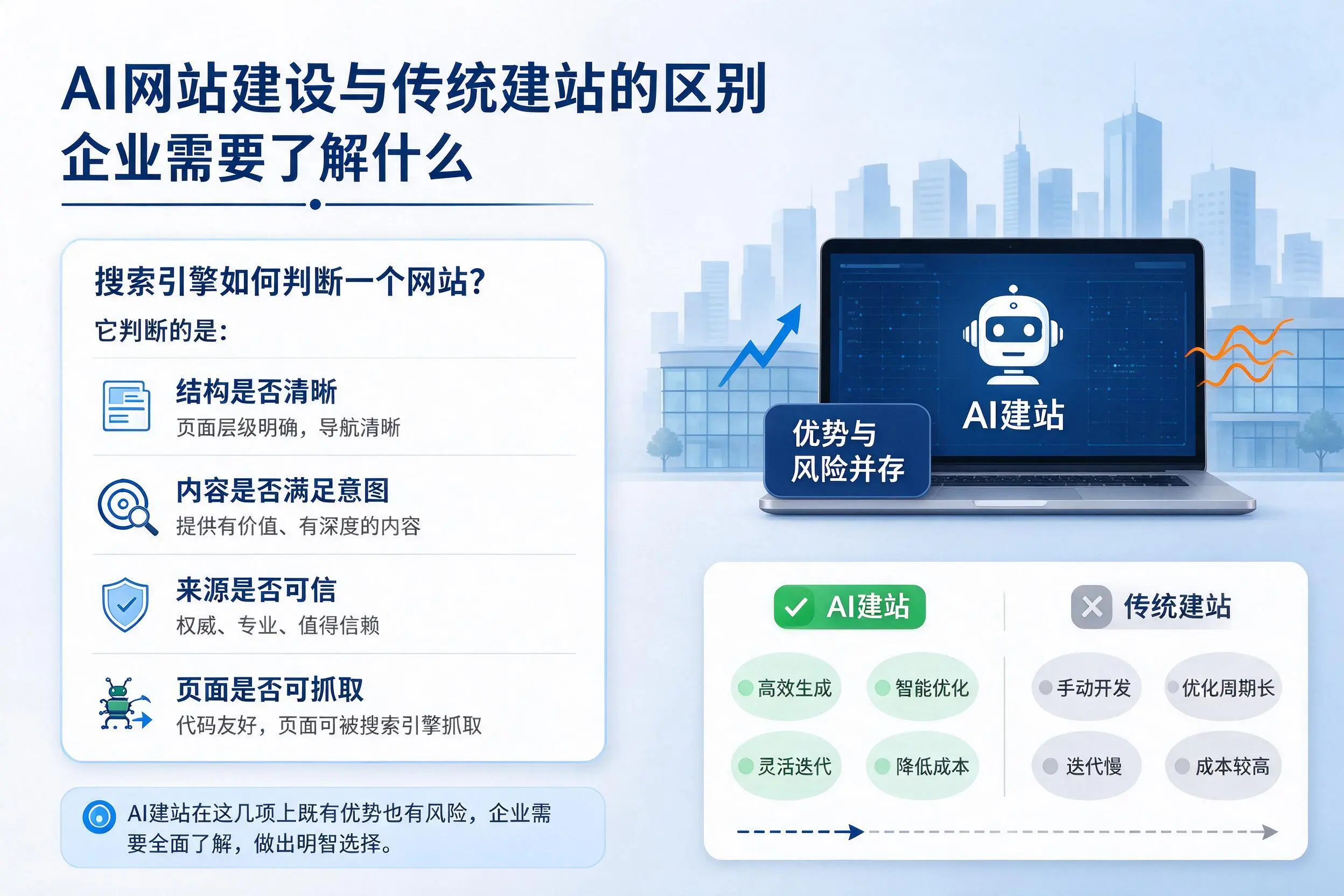 AI网站建设与传统建站的区别,新余企业需要了解什么