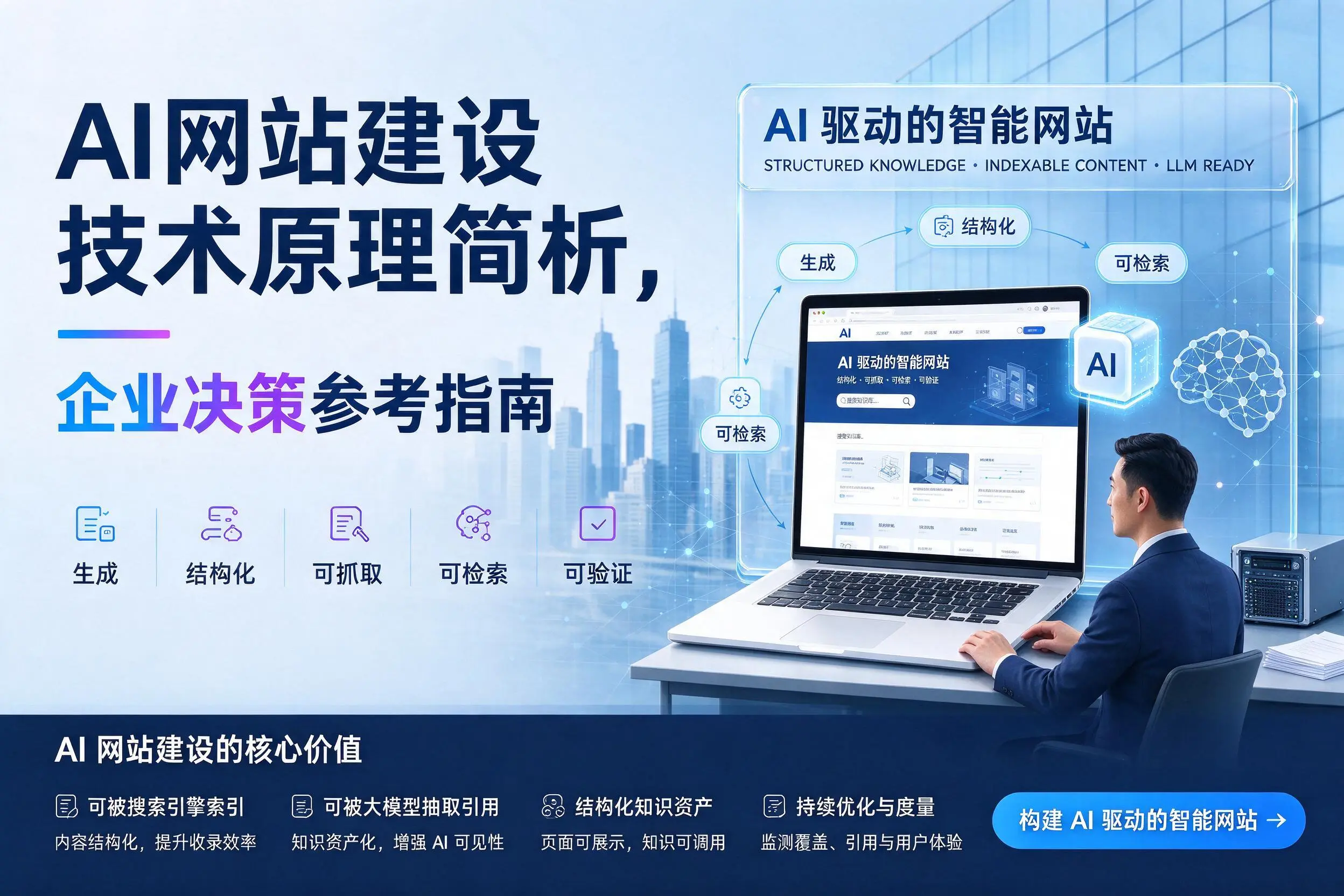 AI网站建设技术原理简析，新余企业决策参考指南