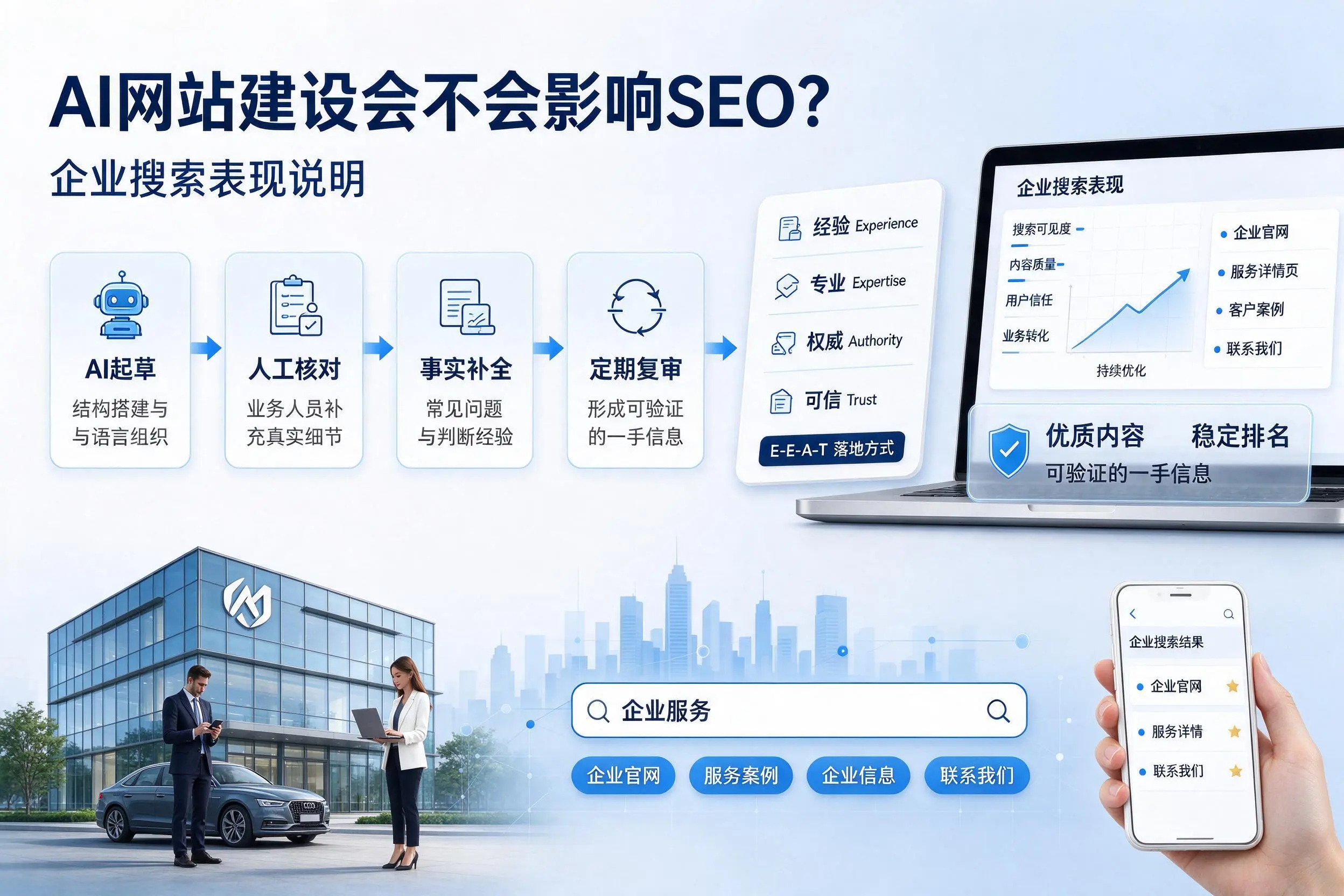AI网站建设会不会影响SEO？新余企业搜索表现说明
