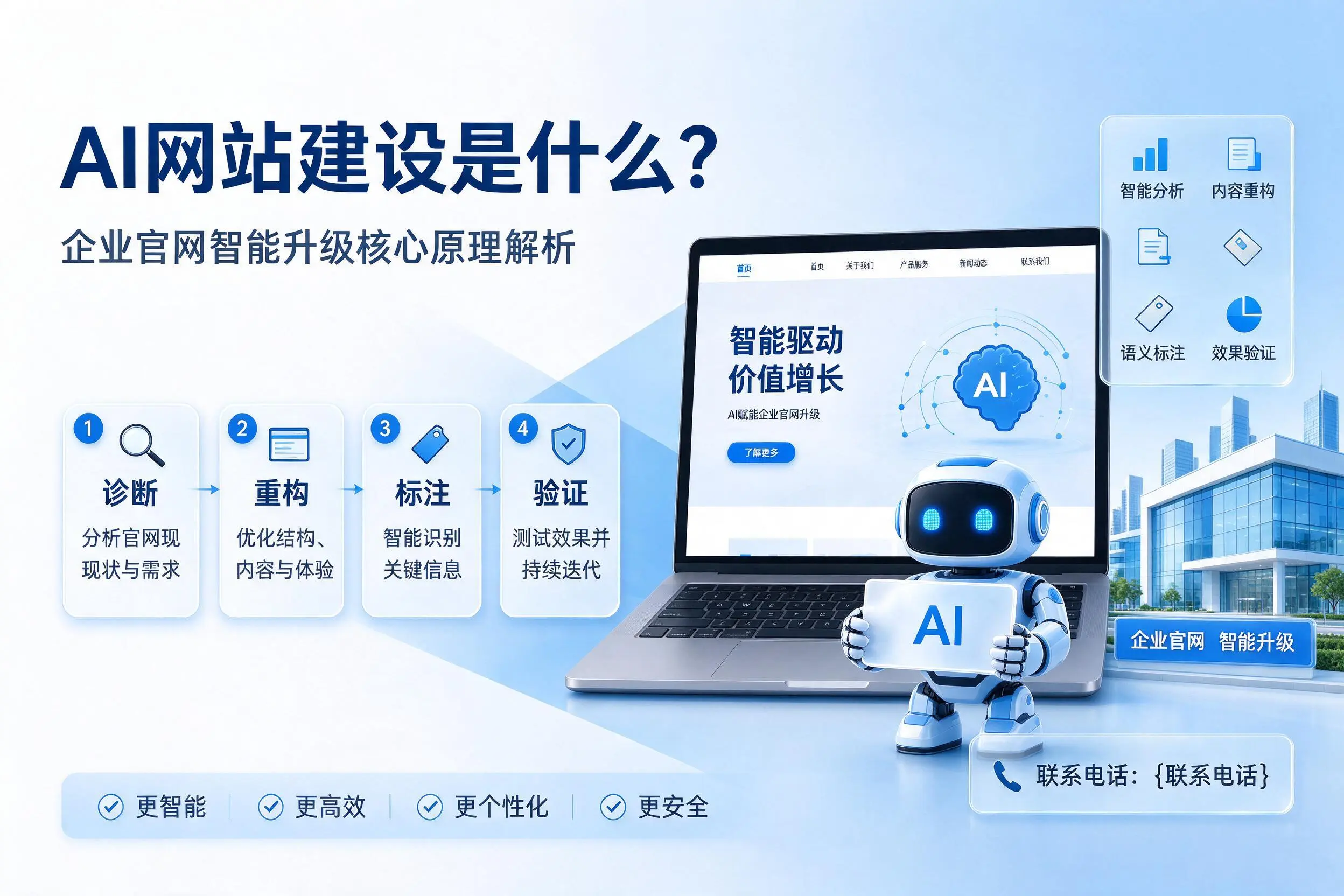 AI网站建设是什么?新余企业官网智能升级核心原理解析