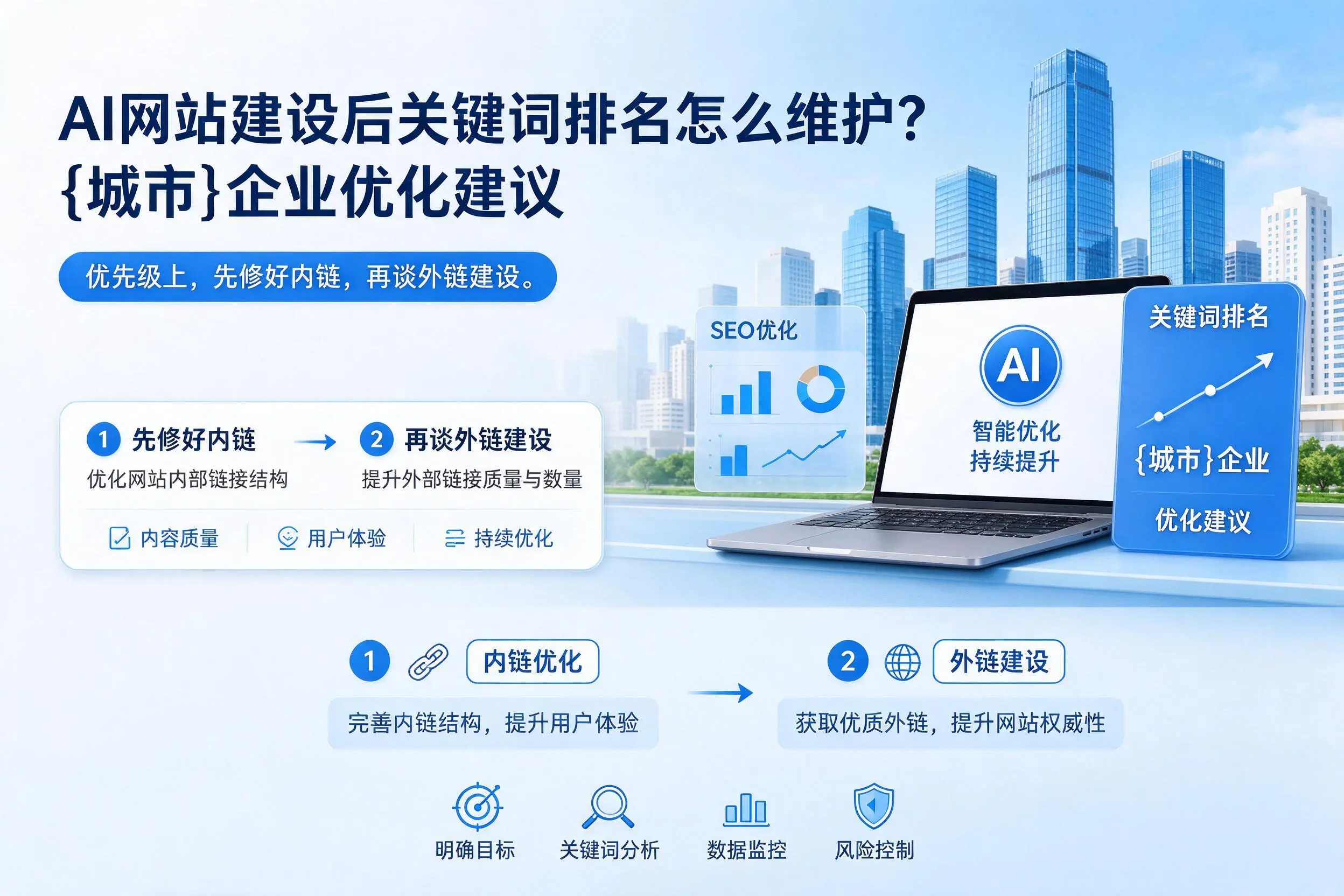 AI网站建设后关键词排名怎么维护？新余企业优化建议