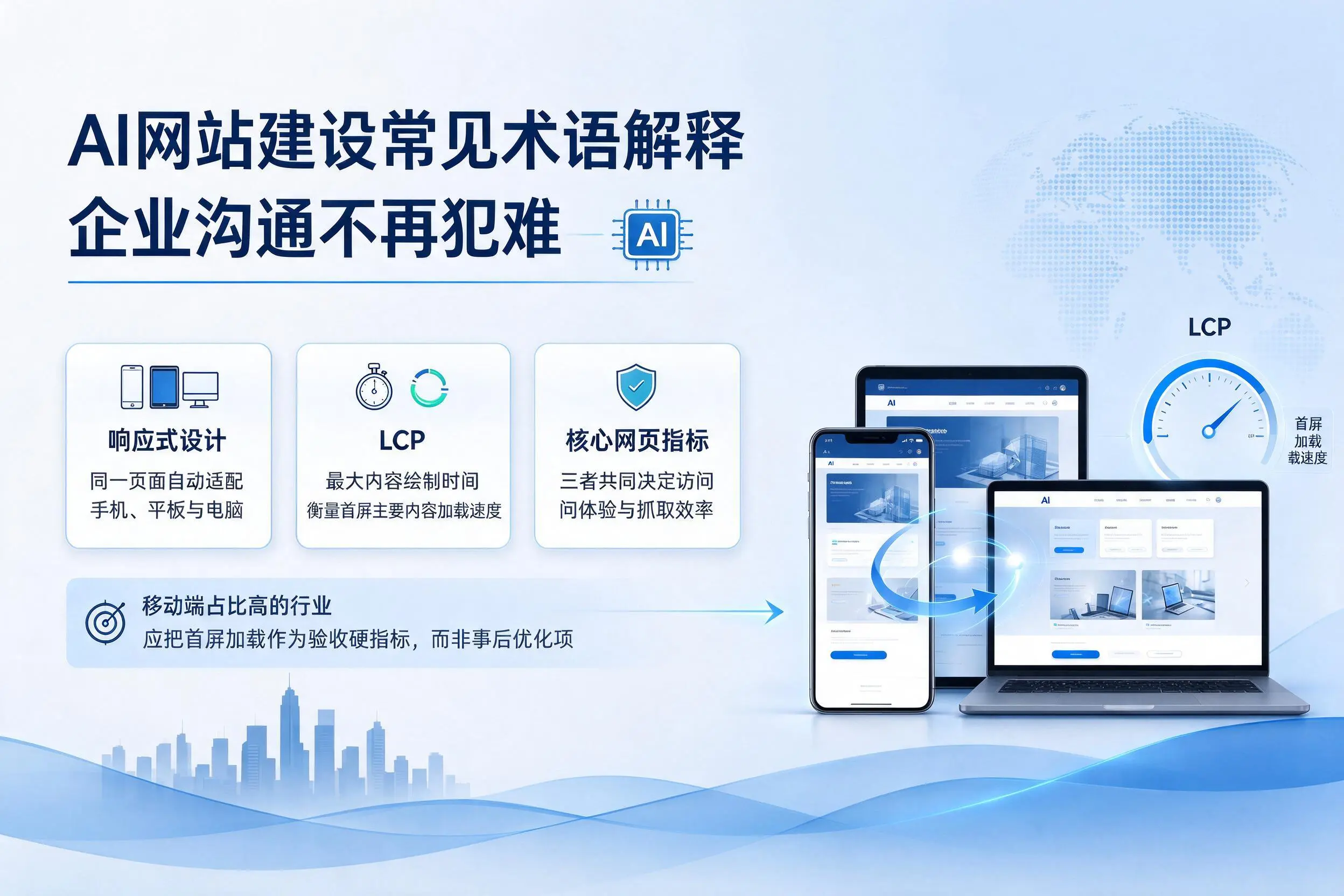 AI网站建设常见术语解释，新余企业沟通不再犯难