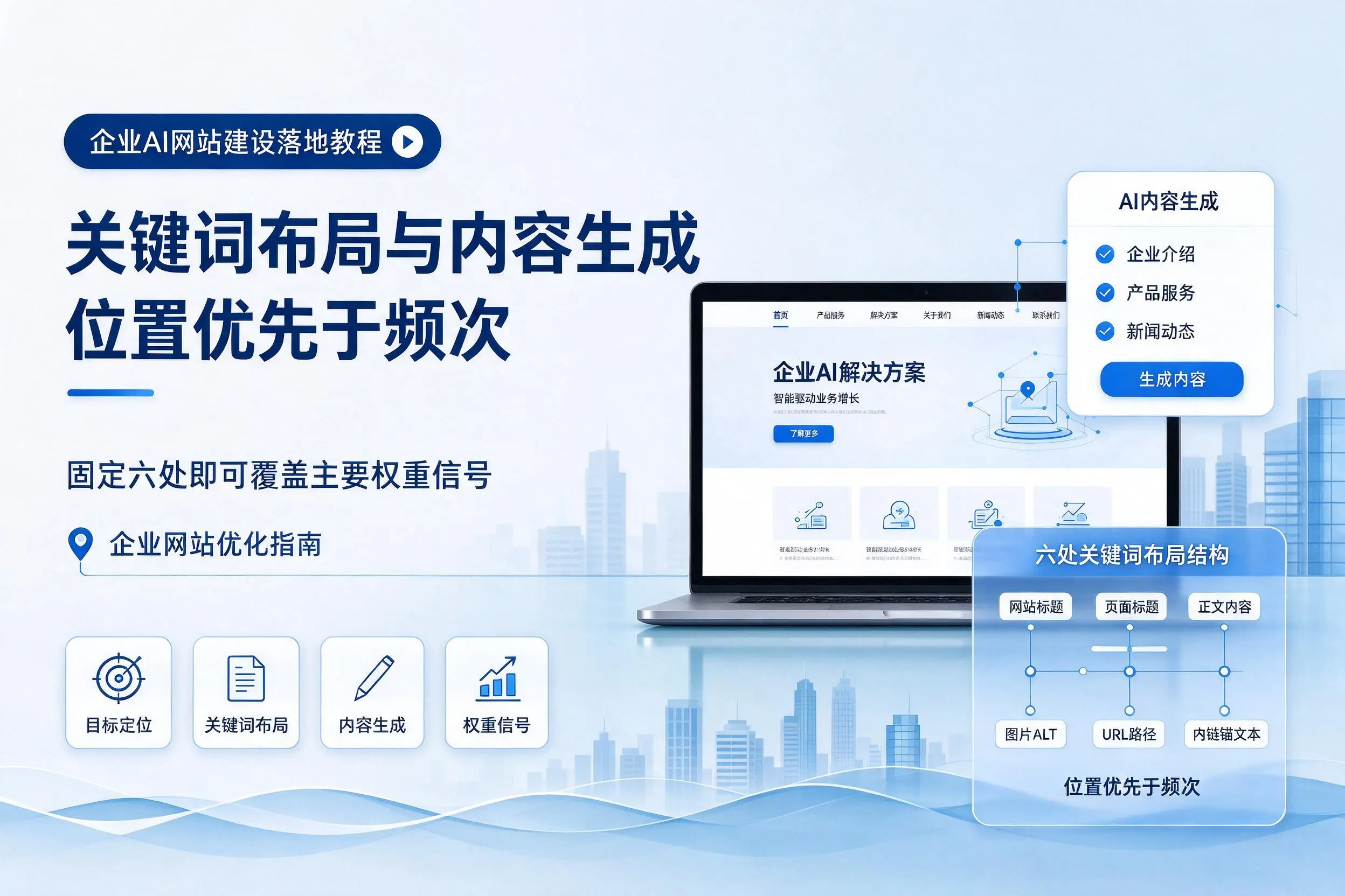 新余企业AI网站建设落地教程:关键词布局与内容生成