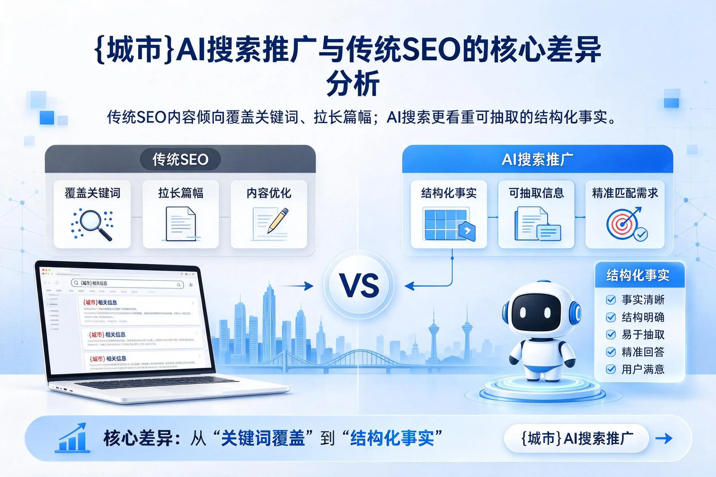 新余AI搜索推广与传统SEO的核心差异分析